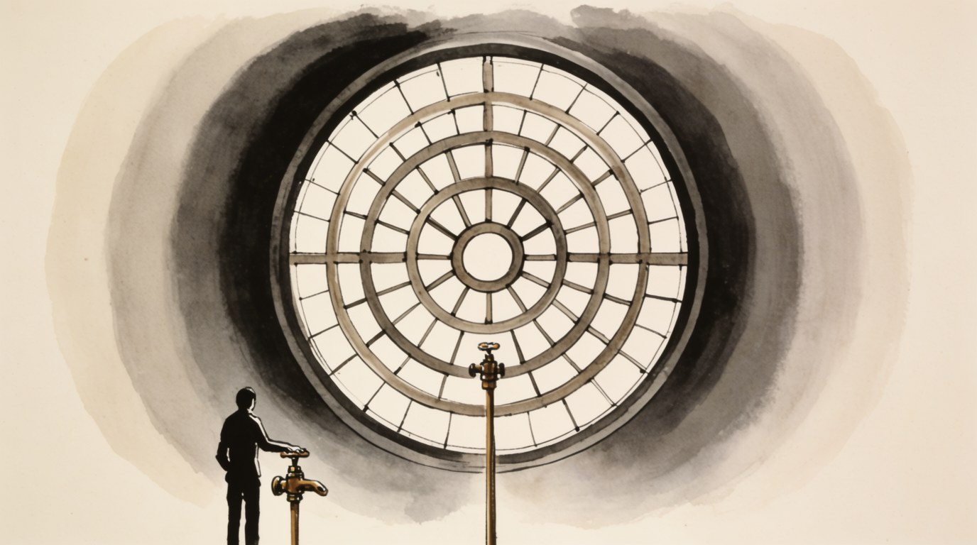 Room 3 — Shor: rose window and stopcock